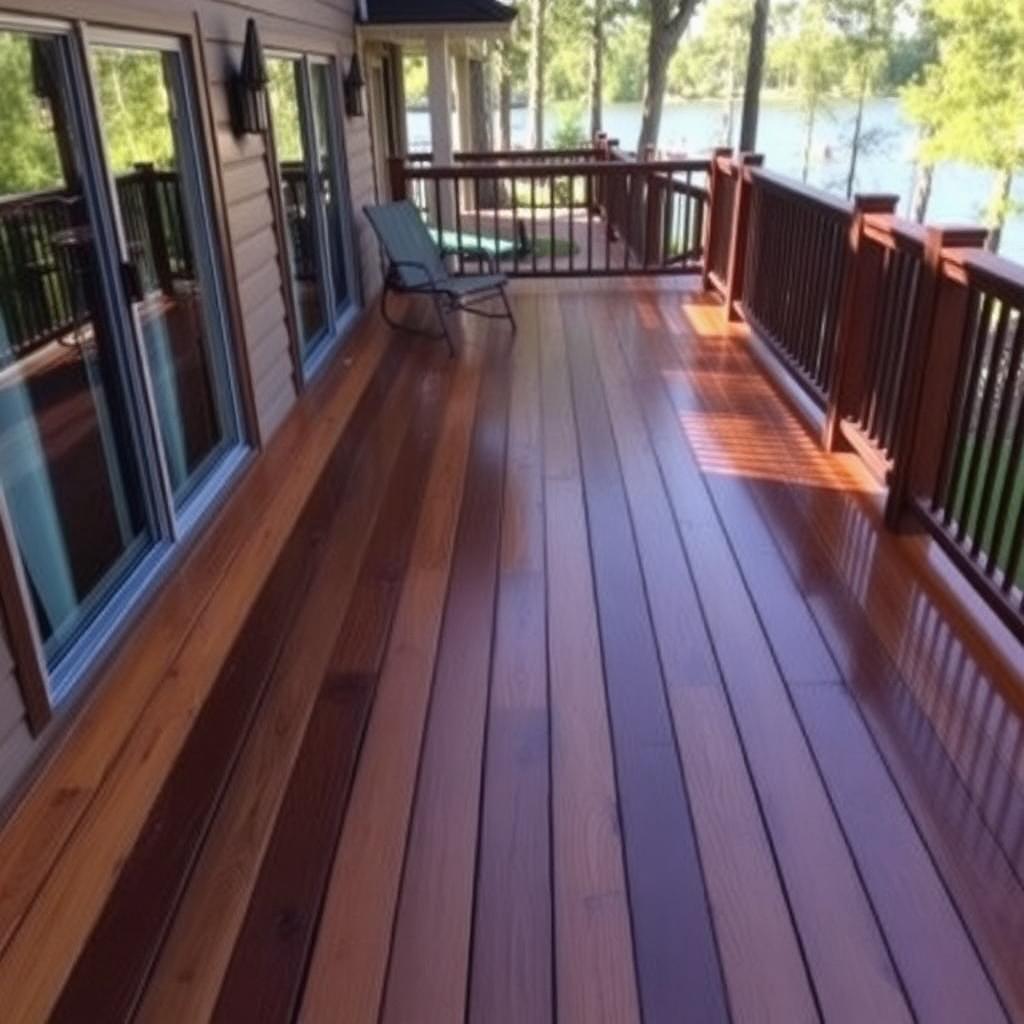 deck repair camdenton mo restored wood deck